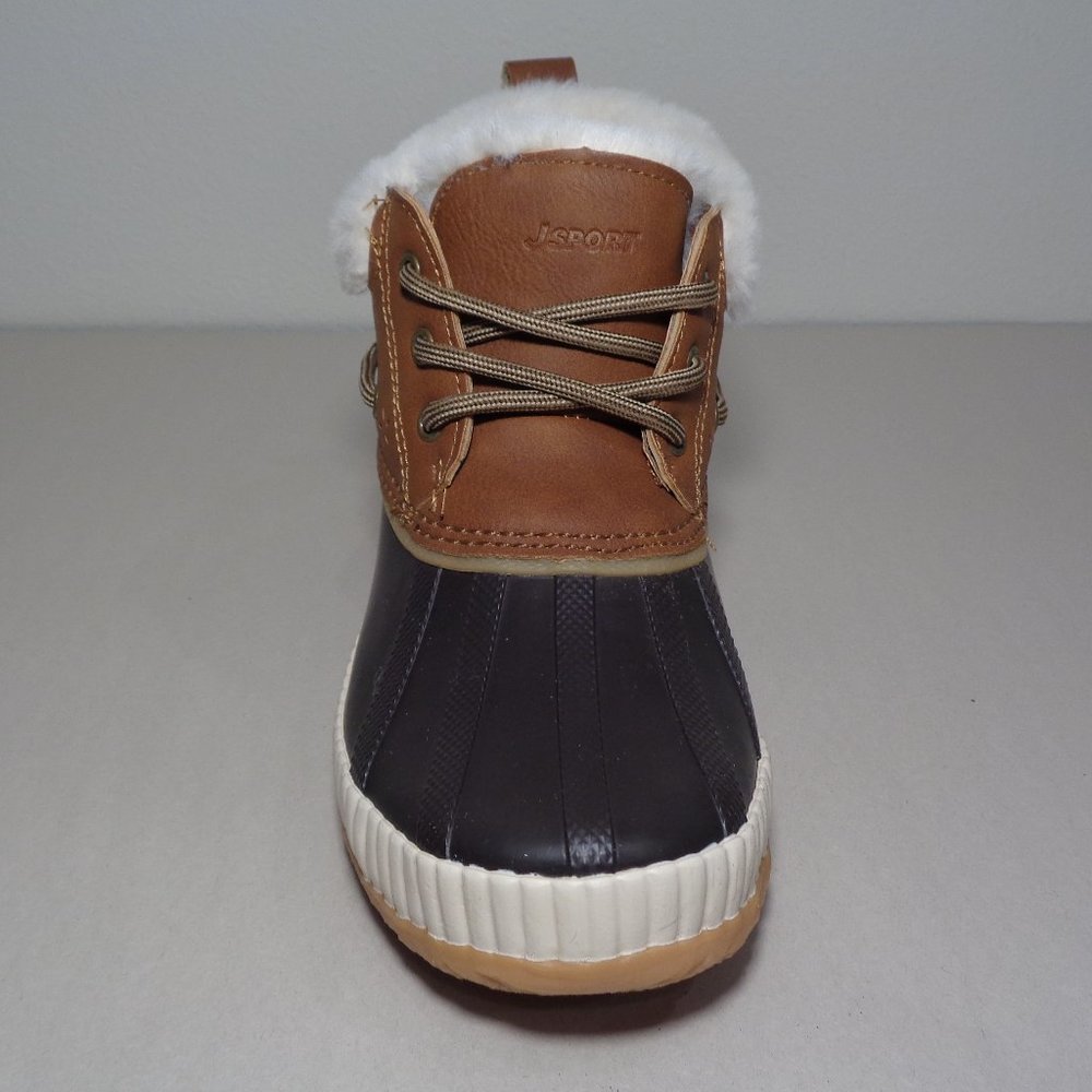 JSport by Jambu Size 6 M MARY Brown Duck Ankle Boots New Women's Shoes - Picture 5 of 16